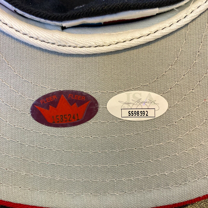 Roberto Alomar Signed Authentic Cleveland Indians Game Model Hat JSA COA
