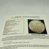 Jesse Haines 1930's Cardinals Signed Official National League Baseball JSA COA