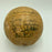 1953 Milwaukee Braves Team Signed Baseball JSA COA