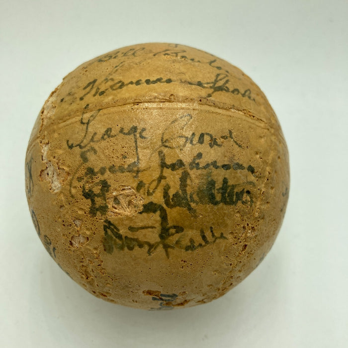 1953 Milwaukee Braves Team Signed Baseball JSA COA