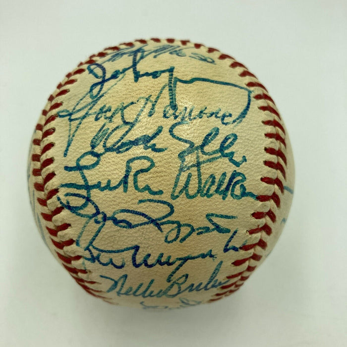 Roberto Clemente Final Season 1972 Pittsburgh Pirates Team Signed Baseball JSA
