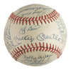 1961 New York Yankees World Series Champs Team Signed Baseball Mickey Mantle JSA