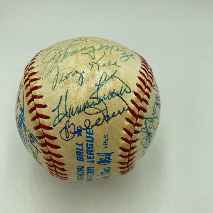 Mickey Mantle Joe DiMaggio Roger Maris Ted Williams Signed Baseball Beckett COA