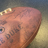 1960's Cleveland Browns Team Signed Game Used The Duke Football With Jim Brown
