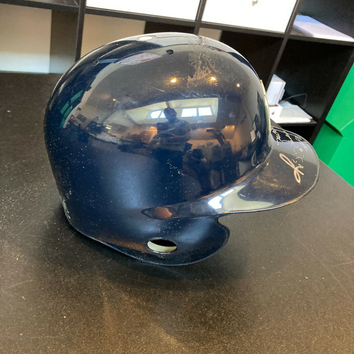 Reggie Jackson "HOF Mr. October" Signed Authentic Yankees Game Model Helmet JSA