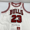 Michael Jordan Signed 1998 Pro Cut Chicago Bulls Jersey UDA & PSA DNA COA