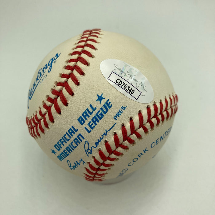 Ed Rapuano Umpire Signed American League Baseball JSA COA