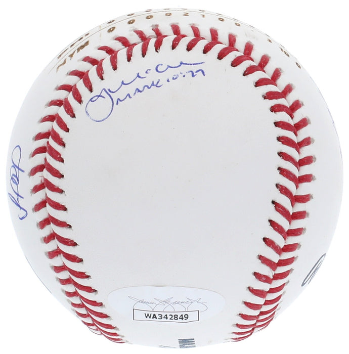 New York Mets Combined No-Hitter Multi Signed Baseball April 29th, 2022 JSA COA