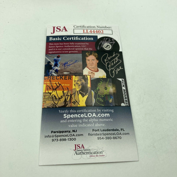 Pat Boone Signed Autographed Baseball With JSA COA Movie Star