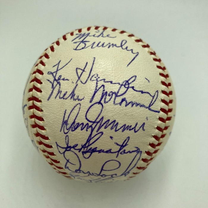 Gil Hodges Sweet Spot 1965 Washington Senators Team Signed Baseball JSA COA