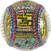 Don Larsen Perfect Game Hand Painted George Sosnak Folk Art Baseball 1/1 Signed