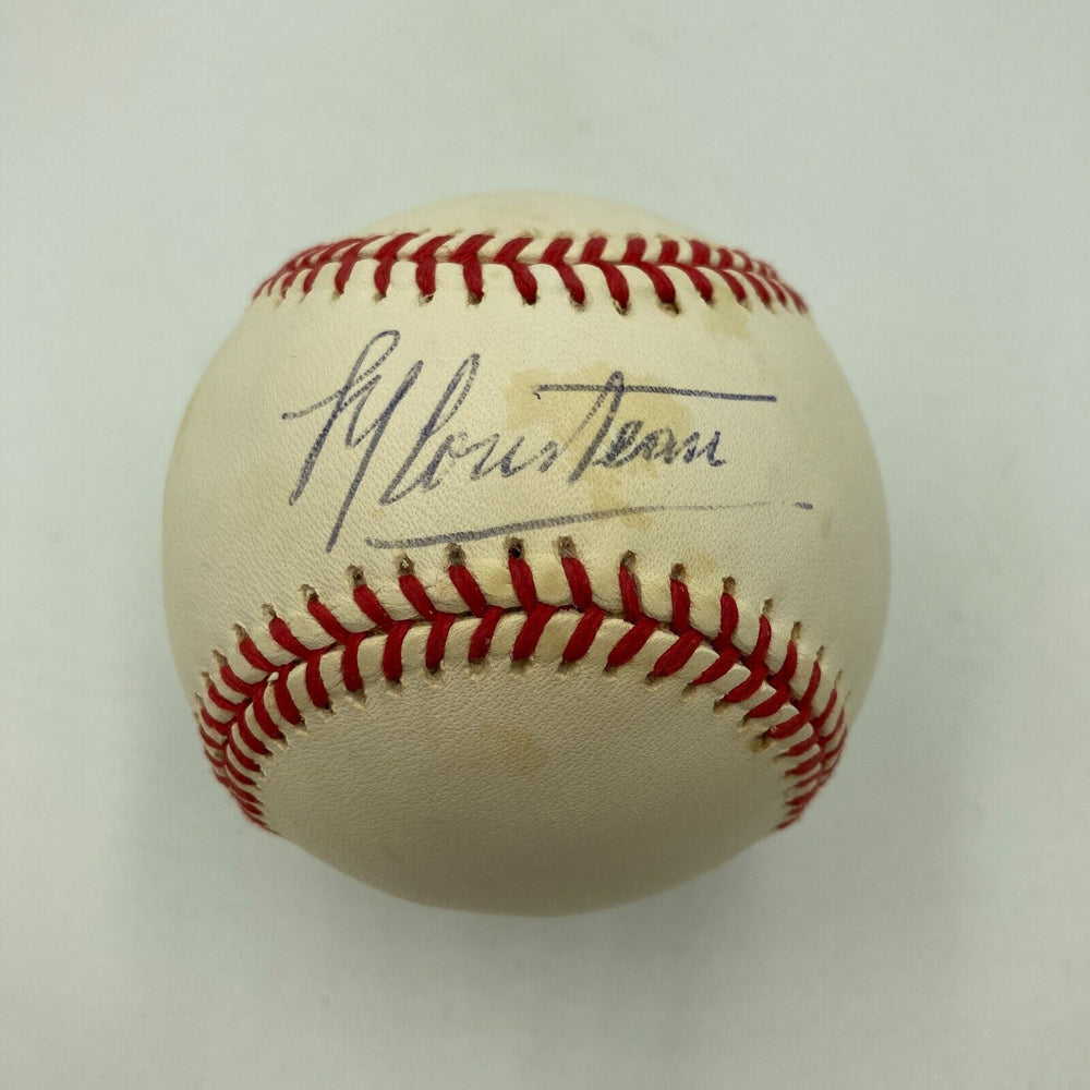 Jacques Cousteau Signed National League Baseball JSA COA