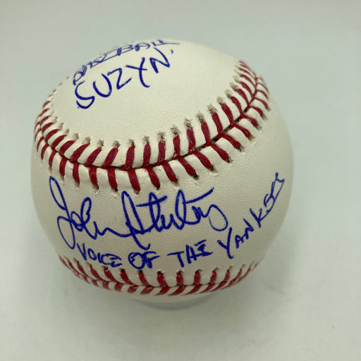 John Sterling "That's Baseball Suzyn, Voice Of The Yankees" Signed Baseball JSA