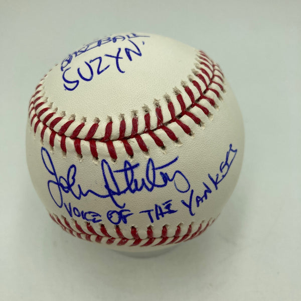 John Sterling "That's Baseball Suzyn, Voice Of The Yankees" Signed Baseball JSA