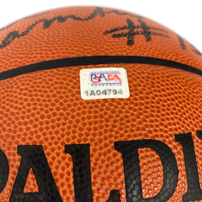Wilt Chamberlain "#13" Signed Spalding NBA Game Basketball PSA DNA Graded 9 MINT