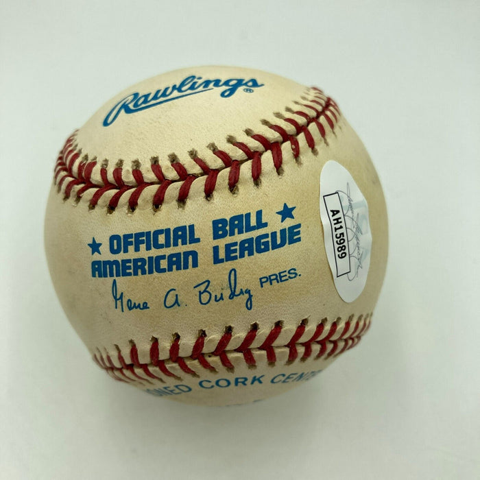 Ed Yost New York Mets 1968-1976 Signed Official American League Baseball JSA COA