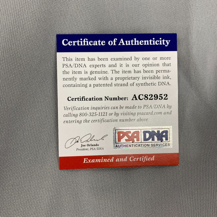 Miguel Cabrera 2012 Triple Crown Signed Detroit Tigers Majestic Jersey PSA DNA