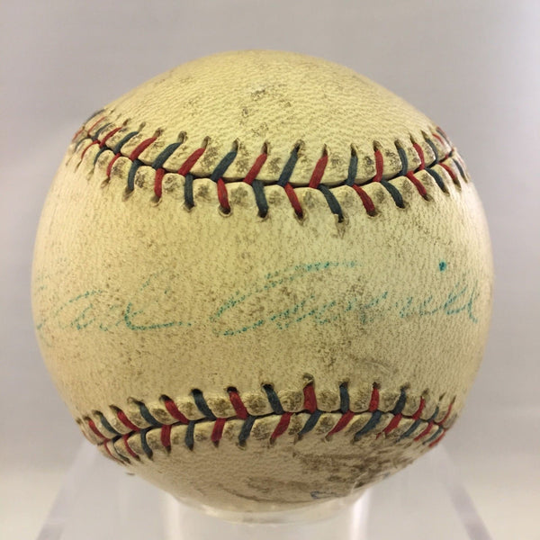 1929 Earl Averill Rookie Single Signed AL Game Used Baseball PSA/DNA LOA