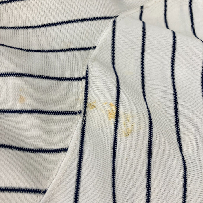 Yogi Berra Signed Game Used New York Yankees Old Timers Day Jersey JSA COA