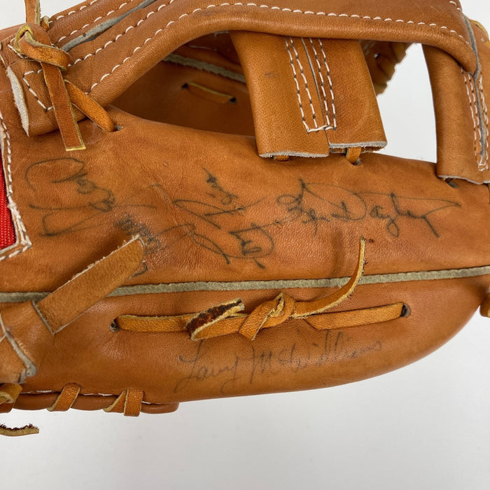 1988 St. Louis Cardinals Team Signed Baseball Glove 30 Sigs Ozzie Smith