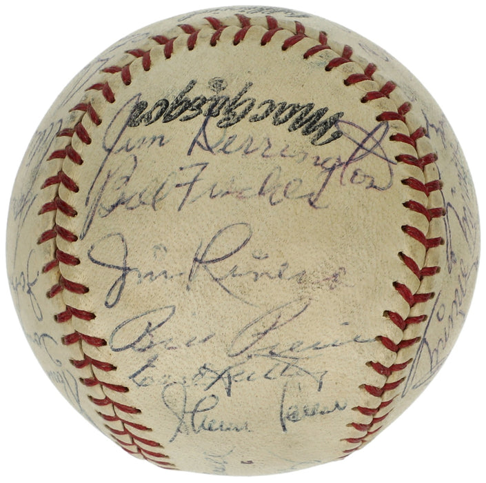 Nellie Fox 1957 Chicago White Sox Team Signed Baseball PSA DNA COA