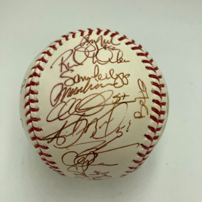 2009 Philadelphia Phillies Team Signed World Series Baseball 37 Sigs JSA COA