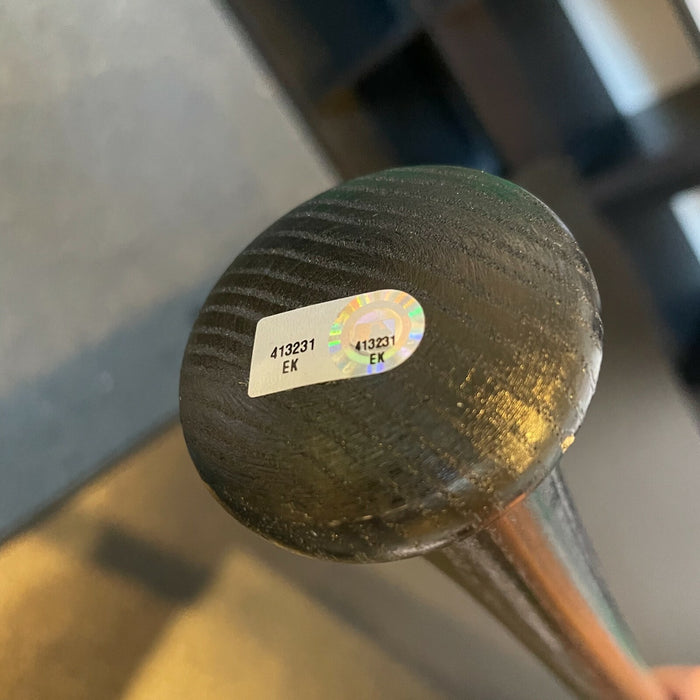 Derek Sanderson Jeter Full Name Signed Game Model Baseball Bat PSA DNA COA