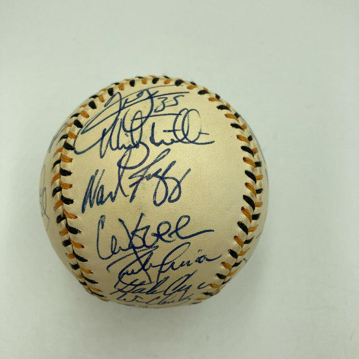1994 All Star Game Team Signed Baseball Kirby Puckett Cal Ripken Jr. JSA COA
