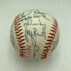 1982 All Star Game Team Signed Baseball George Brett Rickey Henderson JSA COA