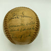 1947 Cleveland Indians Team Signed Official American League Baseball JSA COA