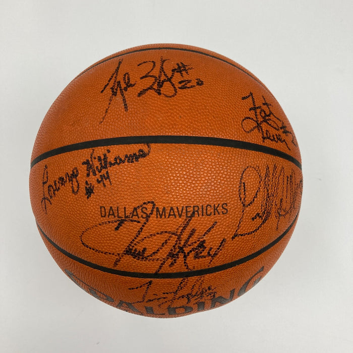 1993-94 Dallas Mavericks Team Signed Official NBA Game Issued Basketball
