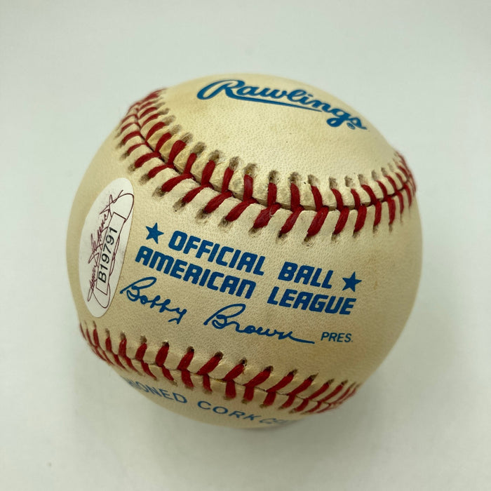 Michael Jordan Single Signed American League Baseball JSA COA