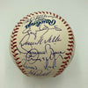 2002 New York Yankees Team Signed Baseball Derek Jeter Mariano Rivera JSA COA