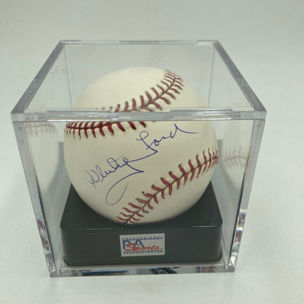 Whitey Ford Signed Major League Baseball PSA DNA Graded 9.5 Mint +