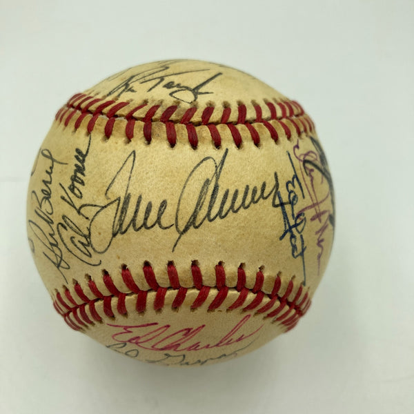 1969 New York Mets WS Champs Team Signed Baseball Tom Seaver Nolan Ryan JSA COA
