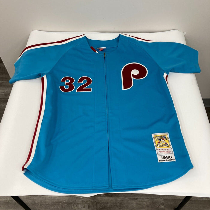 Steve Carlton Signed Inscribed Philadelphia Phillies STAT Jersey JSA COA