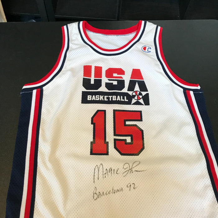 1992 Magic Johnson Team USA Olympics Jersey.