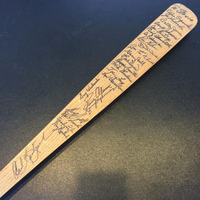 Beautiful 1968 Boston Red Sox Team Signed Game Used Bat Carl Yastrzemski PSA DNA