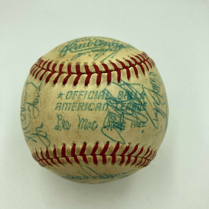 1978 Cincinnati Reds Team Signed Official American League Baseball PSA DNA COA