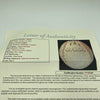 Ernest C. Quigley Single Signed 1928 Tour Of Japan Baseball JSA COA RARE