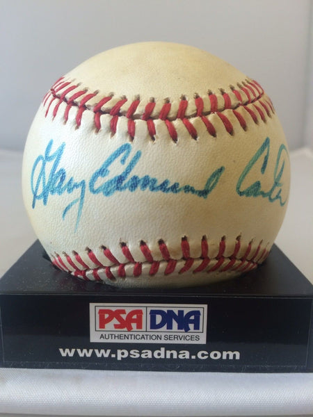 Gary Carter Gary EDMUND CARTER FULL NAME SIGNED NL FEENEY BASEBALL PSA DNA