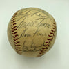 1960 Chicago White Sox Team Signed Game Used AL Baseball Nellie Fox JSA COA