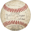 Beautiful 1942 All Star Game Team Signed Baseball Arky Vaughan Mel Ott PSA DNA