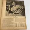 1955 Brooklyn Dodgers W.S. Champs Team Signed Yearbook Jackie Robinson JSA COA