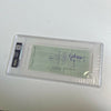 Bill Russell Signed Autographed Bank Check PSA DNA Boston Celtics HOF Legend