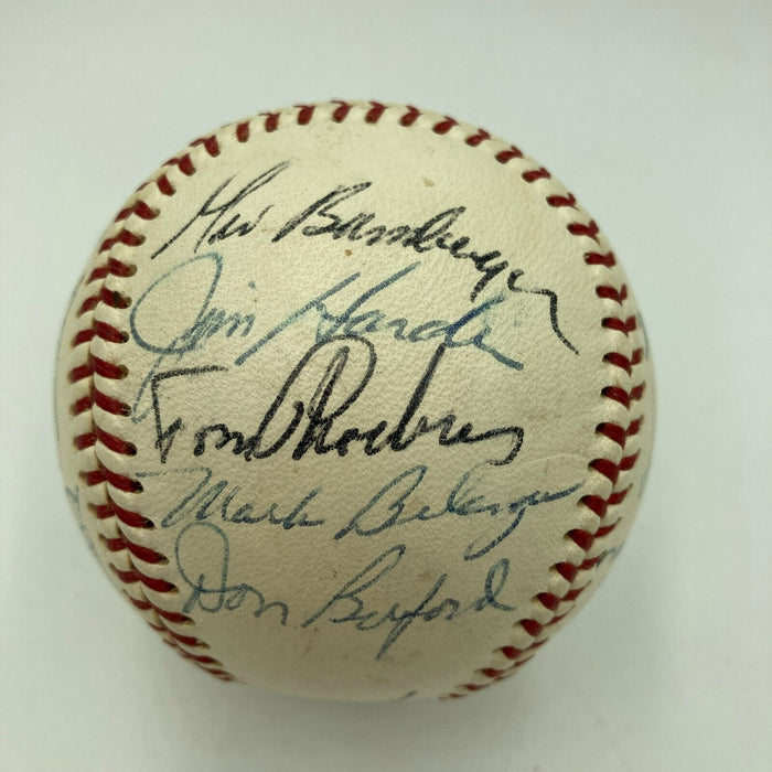 Beautiful 1968 Baltimore Orioles Team Signed American League Baseball JSA COA