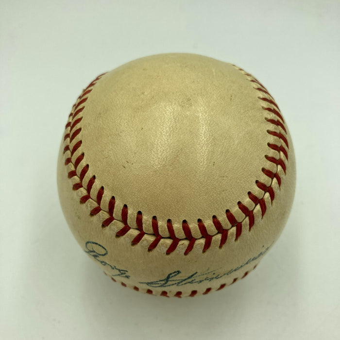 George Snuffy Stirnweiss Single Signed Baseball JSA COA The Only One Known