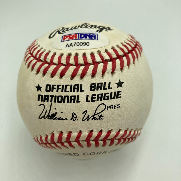 Johnny "Big Cat" Mize Signed National League Baseball PSA DNA COA