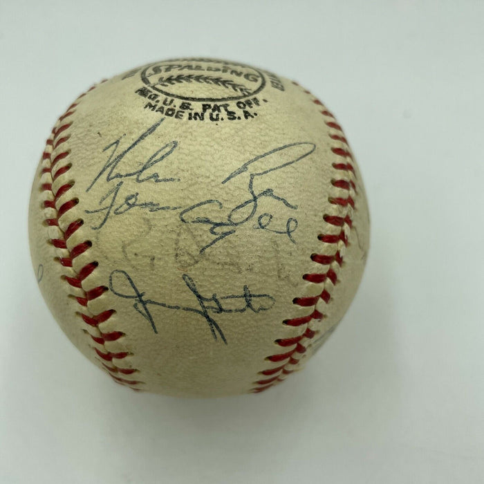 1970 New York Mets Team Signed Baseball Nolan Ryan & Tom Seaver PSA DNA COA