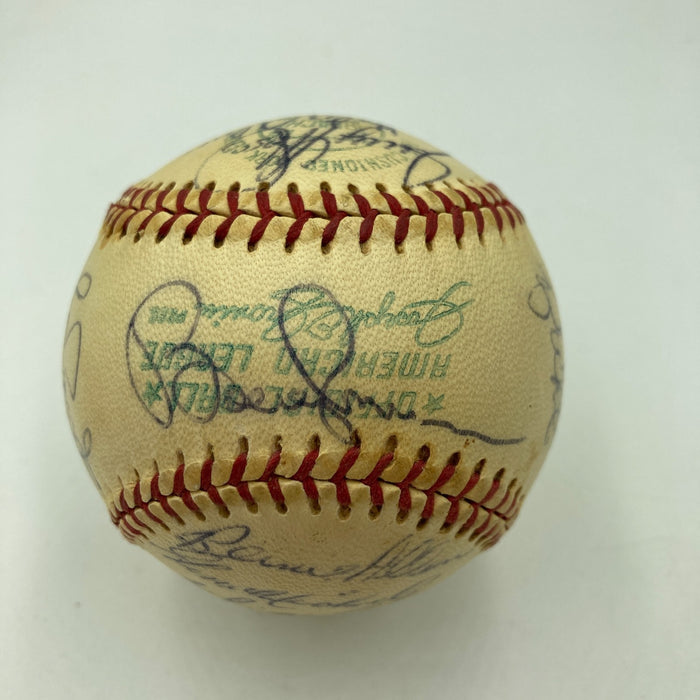 Thurman Munson 1973 New York Yankees Team Signed American League Baseball PSA